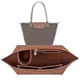Sunshine smile Organizer für Longchamp Tasche,Organizer für Longchamp Pliage M,Tascheninnenorganizer,Taschenorganizer,Multi-Pocket Felt Handbag,Filz Taschenorganizer mit Mehreren Taschen