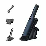 Shark WandVac 2.0 kabelloser Mini-Handstaubsauger, klein und leicht, leistungsstarker Akku-Handstaubsauger mit Staubpinsel/Fugendüse und Multi-Oberflächen-Aufsatz, Ladestation, Blau WV270EU