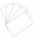 folia 6122/4/00 - Tonkarton 220 g/m², Bastelkarton in weiß, DIN A4, 100 Blatt, als Grundlage für zahlreiche Bastelarbeiten