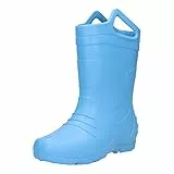FUZZIO Kinder Kala Griff superleicht Regenschuhe Gummistiefel (Blau, 30/31 EU)