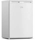 Beko TSE1284N b100 Tischkühlschrank mit 4-Sterne-Gefrierfach, 114 l Gesamtrauminhalt, 101 l Kühlen, 13 l Gefrieren, MinFrost, wechselbarer Türanschlag, Weiß