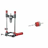 kwb Bohrständer mit Bohrfutter - Mobiles Bohrmobil für präzises Bohren & Tivoly 11109720001 3pcs-Set Bohrstopper für Bohrer Ø3 bis 12mm, werkzeuglos verstellbar
