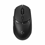 Logitech G309 LIGHTSPEED kabellose Gaming-Maus, leicht, LIGHTFORCE-Hybridschalter, HERO 25K-Sensor, über 300 Stunden Akkulaufzeit mit AA-Batterie, 6 programmierbare Tasten, PC und Mac - Schwarz