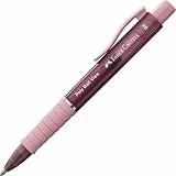 Faber-Castell 145753 - Kugelschreiber Poly Ball View, Mine XB, rose shadow, 1 Stück