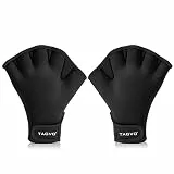 TAGVO Aquatic Handschuhe für den Oberkörperwiderstand, Schwimmhandschuhe mit Trageschlaufe, gut nähen, kein Ausbleichen, Größen für Männer Frauen Erwachsene Kinder