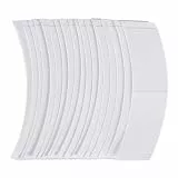 Mozeat Lens 48 Stück Unsichtbar Perücken Kleber Klebeband für Perücken Doppelseitiges Perückenband Wasserdichtes Toupet Klebeband Extra Stark Wig Glue Tape für Spitzenperücken (weiß)