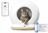 AstroPet 72L Katzenklo Selbstreinigend, Selbstreinigende Katzentoilette mit Matte, APP-Steuerung, UV-Sterilisation, Mehrfacher Sicherheitsschutz,Große Fassungsvermögen für Mehrere Katzen (Single)