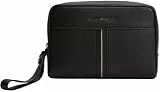 Tommy Hilfiger Herren Pouch Tasche Central mit Handschlaufe, Schwarz (Black), Einheitsgröße