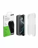 Belkin ScreenForce InvisiGlass Schutzfolie iPhone 17 Pro mit Sichtschutz, Kratzfest, Displayschutzfolie mit Positionierungsschale, Blasenfreie Anbringung, Glasschutz, 9H Härte, Recyceltes Glas