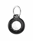 Belkin wasserfester Apple AirTag Secure Holder mit Schlüsselanhänger, robust und Kratzfest, AirTag Hülle, Accessoire für Schlüssel, Haustiere, Gepäck, Rucksäcke usw. – Schwarz (1er-Pack)