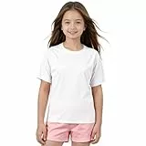 TBoonor T-Shirt Mädchen Sommer Kurzarm Tops Kinder Tshirts Einfarbige Casual Sport Rundhalsausschnitt Tees Oberteile