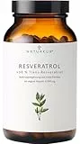 Naturkur® Resveratrol 500mg - 60 Kapseln im Apothekerglas - Trans-, vegan, ohne Zusatzstoffe, in Handarbeit hergestellt in Unterfranken