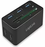 LogiLink UA0370 - USB-C Multiport Mini Dock 10-in-1-Anschluss, mit PW (Power Delivery), schwarz