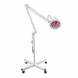 Dhouse 275W Infrarottherapie Infrarotlampe Infrarotstrahler Infrarot Lampe mit Bodenstativ Rotlichtlampe Wärmelampe Therapielampe Heizlampe Wärmetherapie Heizung Rotlichtlampe