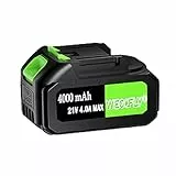 WeGofly Rasentrimmer Ersatz 4.0A Batterie (a.4.0A Batterie)