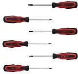 KS Tools 159.0040 ERGOTORQUEplus Schraubendreher-Satz, 6-tlg., TX mit Bohrung