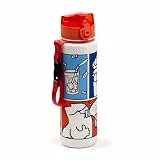 Puckator - Bruchsichere Trinkflasche 600 ml - Simon's Cat Katze - POP-Stil