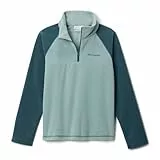 Columbia Youth Boys Glacial Half Zip Fleece Pull Over, Crushed Blue, Everblue, XL