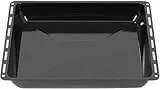 ICQN Tiefes Backblech 46,5 × 37 × 6 cm, Kompatibel mit Siemens, Bosch, Beko, Constructa, Neff & Amica, Emaillierte Fettpfanne für Backofen & Herd