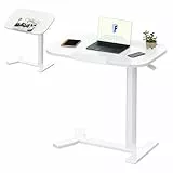 FLEXISPOT Beistelltisch H5 - Flexibler Laptoptisch und Betttisch mit neigbarer Tischplatte, höhenverstellbar & mobil, ideal für Sofa, Bett & Lesestunden (Weiß)