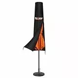 Enzeno Schutzhülle für Ø 350cm/200x300cm Sonnenschirme,190x30/50cm Oxford Stoff Abdeckung Sonnenschirme, Abdeckhauben für Gartenschirm mit wasserdichtem Reißverschluss