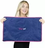 Magic Gel XXL Kühlkissen 60 x 38 cm - Gelmatte für den Ganzen Oberkörper - Das Kühlpad ist Extra Groß und Wiederverwendbar - Kühlakku zur Regeneration oder als Kühle Bett Unterlage