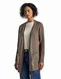 Street One Damen 2515457 Offener Cardigan, Nomad Brown Mel, 42