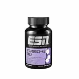 ESN Vitamin D3 + K2 Daily, 300 Tabletten, für Immunsystem und Knochen, made in Germany