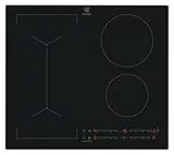 Electrolux EIV63443CT Induktionskochfeld Bridge 60 cm, SaphirMatt SE, kratzfest, 4 Kochzonen, Bridge-Funktion, Serie 600, Schwarz