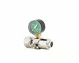 AQUA-NOA CO2 Druckminderer Mehrweg Basic mit 1 Manometer und Feinnadelventil