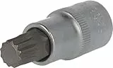 BRILLIANT TOOLS BT022935 1/2' Vielzahn-Bit-Stecknuss, 55 mm lang, M12 [Powered by KS TOOLS]