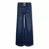 Kids ONLY Mädchen Kogcomet Wide DNM PIM Noos Hose, Dark Blue Denim, 158 EU