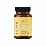 Naturally You Gut Feeling – Premium Bauchgefühl Supplement (60 Kapseln) mit Curcugreen®, Calcium, Fenchel, Ingwer & Melisse | Vegan, glutenfrei & laktosefrei | Für Verdauung & Bauchwohlbefinden