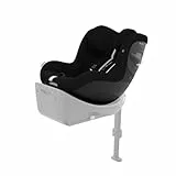 CYBEX Gold Kinder-Autositz Sirona G i-Size Plus, Ohne Base, Ab ca. 3 Monaten bis 4 Jahre, Max. 19 kg, 61 - 105 cm (Ab Geburt / 40 cm mit Neugeboreneneinlage), Moon Black