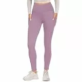 FOTOCITI Fitness-Leggings für Damen, mit Taschen, schwarz, hohe Taille, weich, elastisch, blickdicht, Bauchkontrolle, schmale Hose, Sport, Workout, Laufen, Yogahose, lavendel, S-M