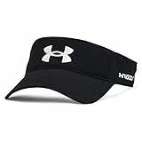 Under Armour Herren Golf95 Leichte Adjustable Woven Sonnenblende - Schwarz/Weiß