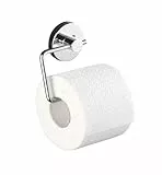 WENKO Toilettenpapierhalter Mod. Milazzo stilvoller Halter aus verchromtem Metall für Badezimmer und WC ideal für rutschfestes Papier Maße 13 x 10,5 x 3 cm