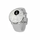 Withings ScanWatch 2 – Gesundheits-Smartwatch für Damen und Herren, EKG, SpO2, Temperatur, Schlaf-Tracker, Atemgesundheit, wasserdicht, Akku 35 Tage, Android und iOS, 38mm, Weiß