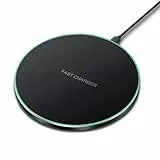 25W Induktives Ladegerät Ultra-Schnell, Qi kabellose Ladestation für iPhone 16 15 14 13 12, Induktionsladegerät Kompatibel mit Xiaomi Huawei Samsung Galaxy S25 S24 S23 S22 S21 Mit LED-Anzeigeleuchte