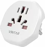 VINTAR Universal Adapter an deutsche Schutzkontaktbuchsen (und ausländischer Geräte, z. B. Großbritannien, USA, China, Italien, Schweiz usw.) Reisestecker Reiseadapter Steckdosenadapter