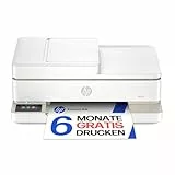 HP Envy 6520e, Multifunktionsdrucker, 6 Monate gratis drucken Instant Ink inklusive, Drucken, Kopieren, Scannen, Mobiler Faxversand, Wi-Fi, Automatischer Vorlageneinzug, Touchscreen