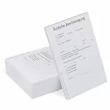 notizblock24 Bescheinigung für Ärzte, 5 Blöcke, je 50 Blatt, A6, für Ihren Praxisdrucker oder zur Handbeschriftung