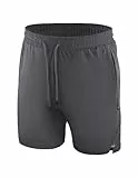 SIHOHAN Sporthose Herren Kurze Laufshorts Schnell Trocknend Jogginghose Leichte Trainingshose Leicht und Atmungsaktiv mit Reißverschlusstasche