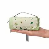 Alpteq® Picknickdecke 150 x 200 cm – Wasserdicht, Ultraleicht & Kompakt | Outdoor Decke in Grün für Picknick, Camping, Strand & Wandern | Modell BergWiese