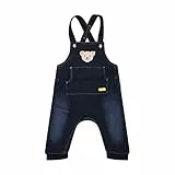 Steiff Baby - Jungen Spijkerbroek Jeanslatzhose, MOOD INDIGO, 68 EU