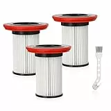 LANMU 3 Filter mit Reinigungsbürste Filter Set kompatibel mit Bosch Unlimited Gen2 Serie 8 Staubsauger,12036642,12023349 HEPA Ersatzfilter(Ohne Filterhalter und NICHT für Serie 6 und 7)