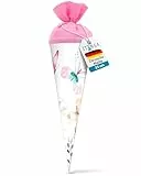 itenga Geschwister Schultüte 35cm Schmetterling mit Filzverschluss kleine Tüte Geschenkverpackung Einschulung Schulanfang