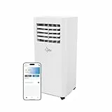 Suntec Wellness Mobiles Klimagerät CoolFixx 2.0 Eco R290 APP – Klimaanlage mobil und leise mit Smart App Steuerung – Entfeuchter für Räume bis 25 qm –, Mit Wifi