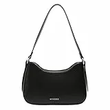 Myhozee Damen Handtasche Klein Schultertasche Schwarz Umhängetasche PU Leder Tasche Damen y2k Bag Shoulder Bag Handbag Clutch Geldbörse Crossbody Bag für Frauen Dating Reisen Party Einkaufe