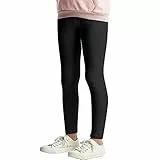 L&K-II 1er Pack Mädchen Leggings Lang Hosen Baumwoll Sportleggins Kinder Weich Leggings Elastisch Bund Leggins Mädchen BL 128